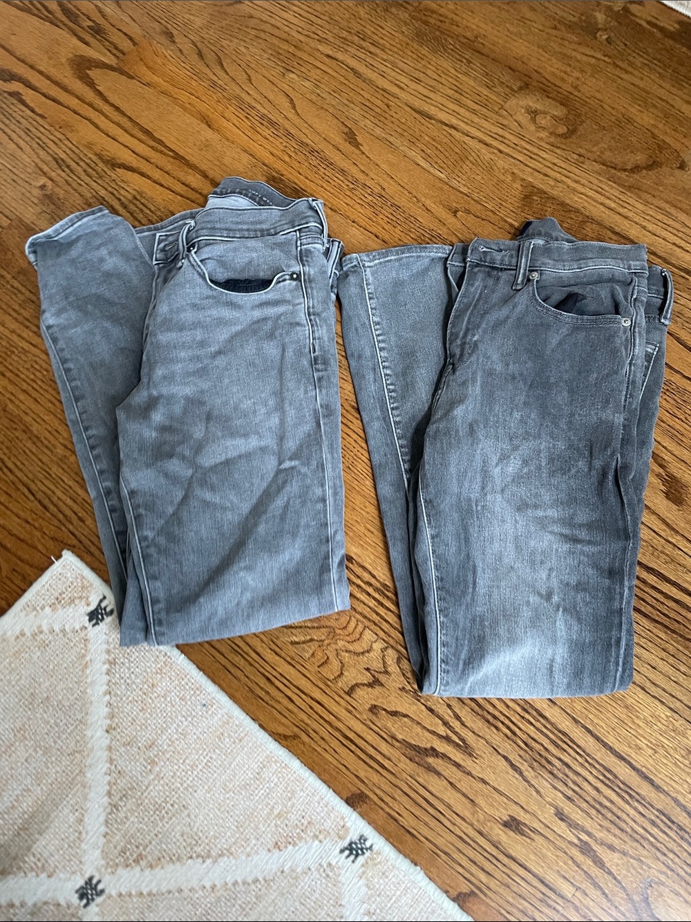 GAP Men's Slim Straight Jeans - Faded Grey